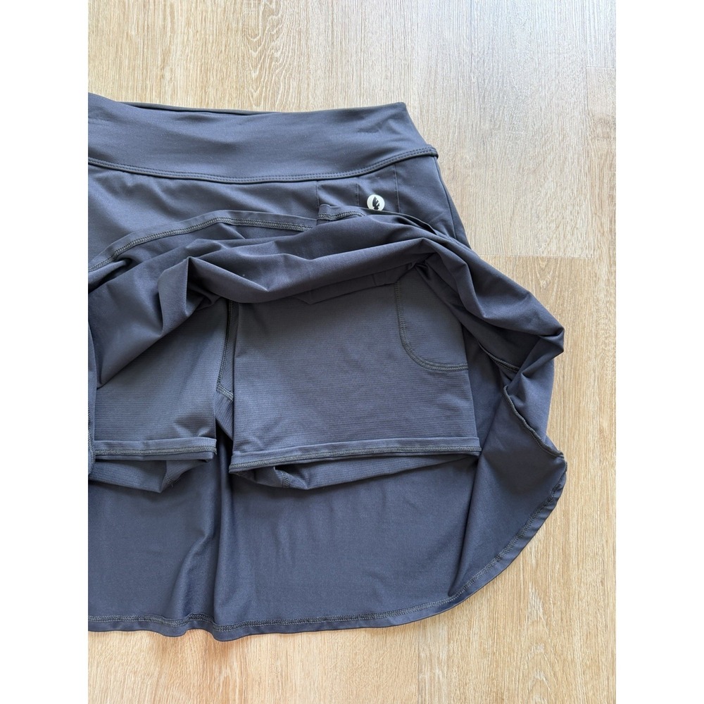 Dona Jo Womens Skort Athletic Tennis Pickleball Skirt Golf Size Large Black - Picture 5 of 5